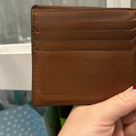 Authentic men’s cognac colored Burberry wallet from Italy. Originally $490 - Picture 2 of 5